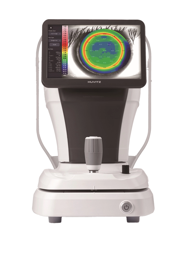 Topógrafo corneal Huvitz HTG-1D con módulo de ojo seco